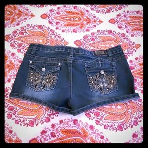 Denim shorts